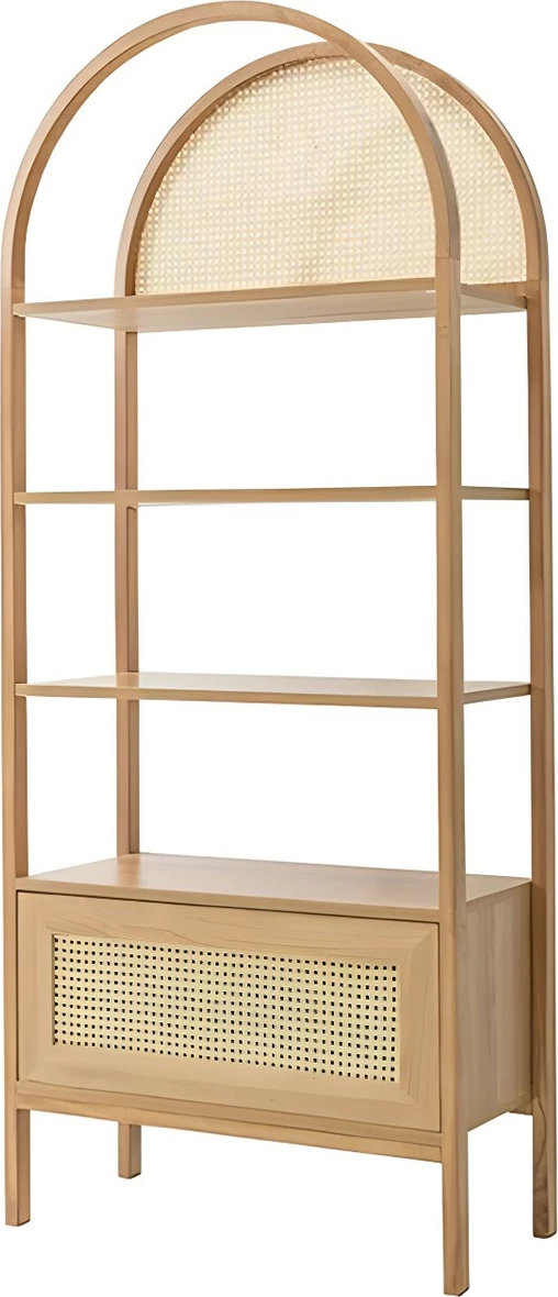 Raft librash Hanah Home, Nala 75, ngjyrë natyrale