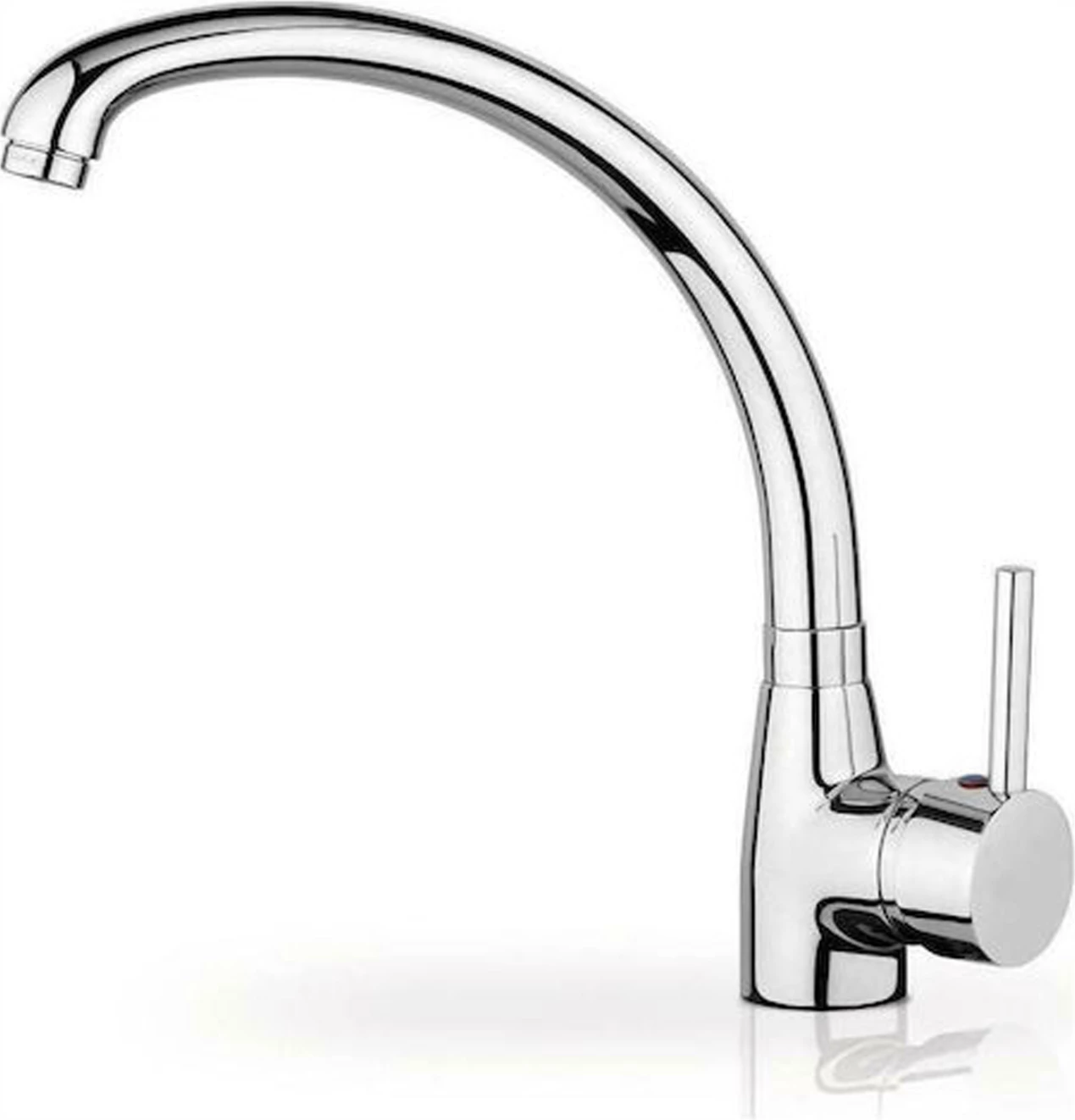 Rubinet i lartë për banak kuzhine, krom, Pyramis Maidtec Melodia 090904301, ΗΜ4871