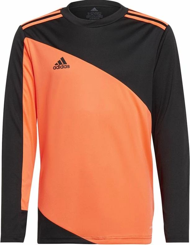 Fanellë portieri për fëmijë adidas, e zezë dhe portokalli [Madhësia: 128 cm]