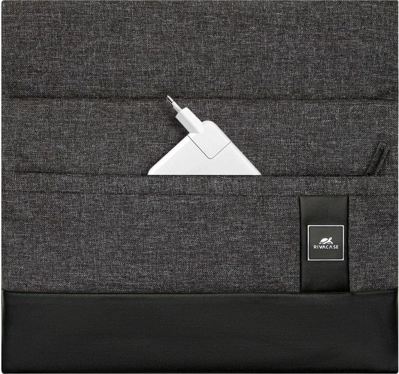 Mbështjellës për laptop RivaCase Lantau 13" për MacBook Pro/Air, zi