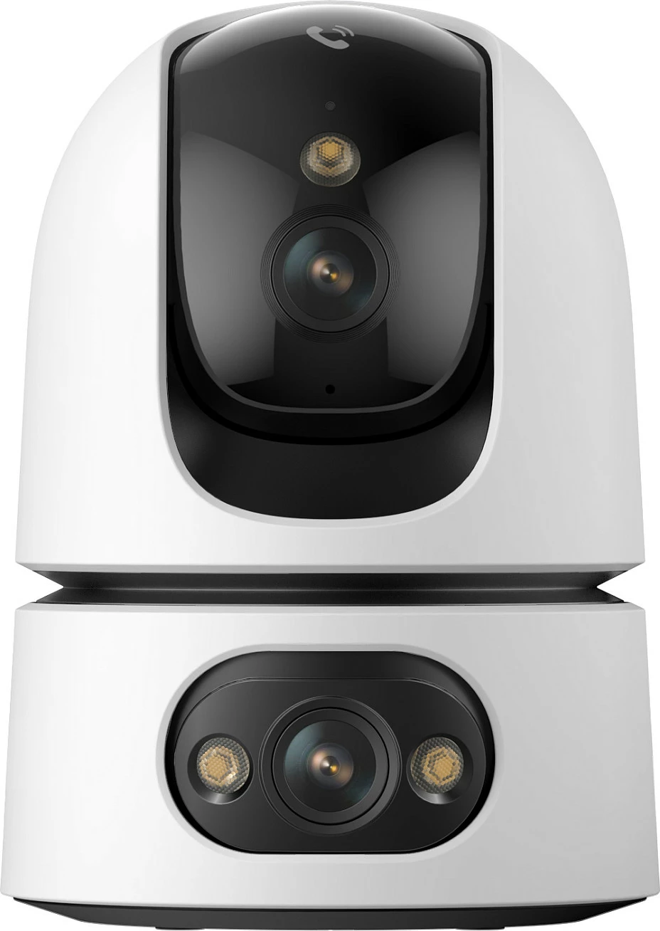 Kamerë sigurie IP Imou Ranger Dual Pro 6MP, Wi‑Fi 6, PTZ 360°, MicroSD, e bardhë