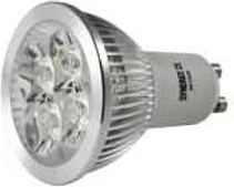 Llambë LED spot Synergy21 S21-LED-TOM00087, GU10, 4W, 420 lm, 4500K neutral, argjendtë