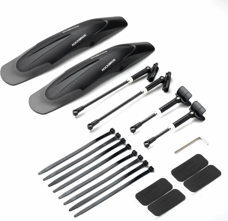 Mburojë mbrapa biçiklete Rockbros, e zezë