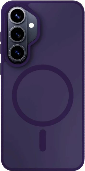 Kapak telefoni 3mk Smoke MagCase për Samsung Galaxy S26, vjollcë