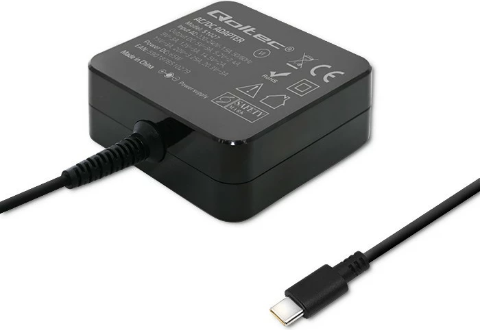 Furnizues energjie Qoltec 51027, 65W, USB Type-C, Power Delivery, i zi