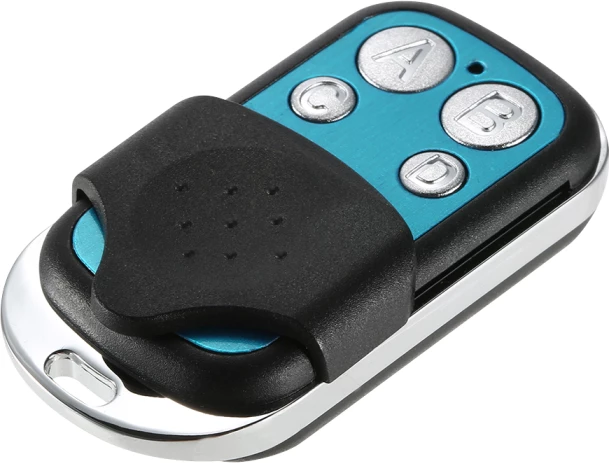 Telekomandë SONOFF 4 Key 433 Remote, 4 butona, 433MHz, me bateri, e zezë/blu