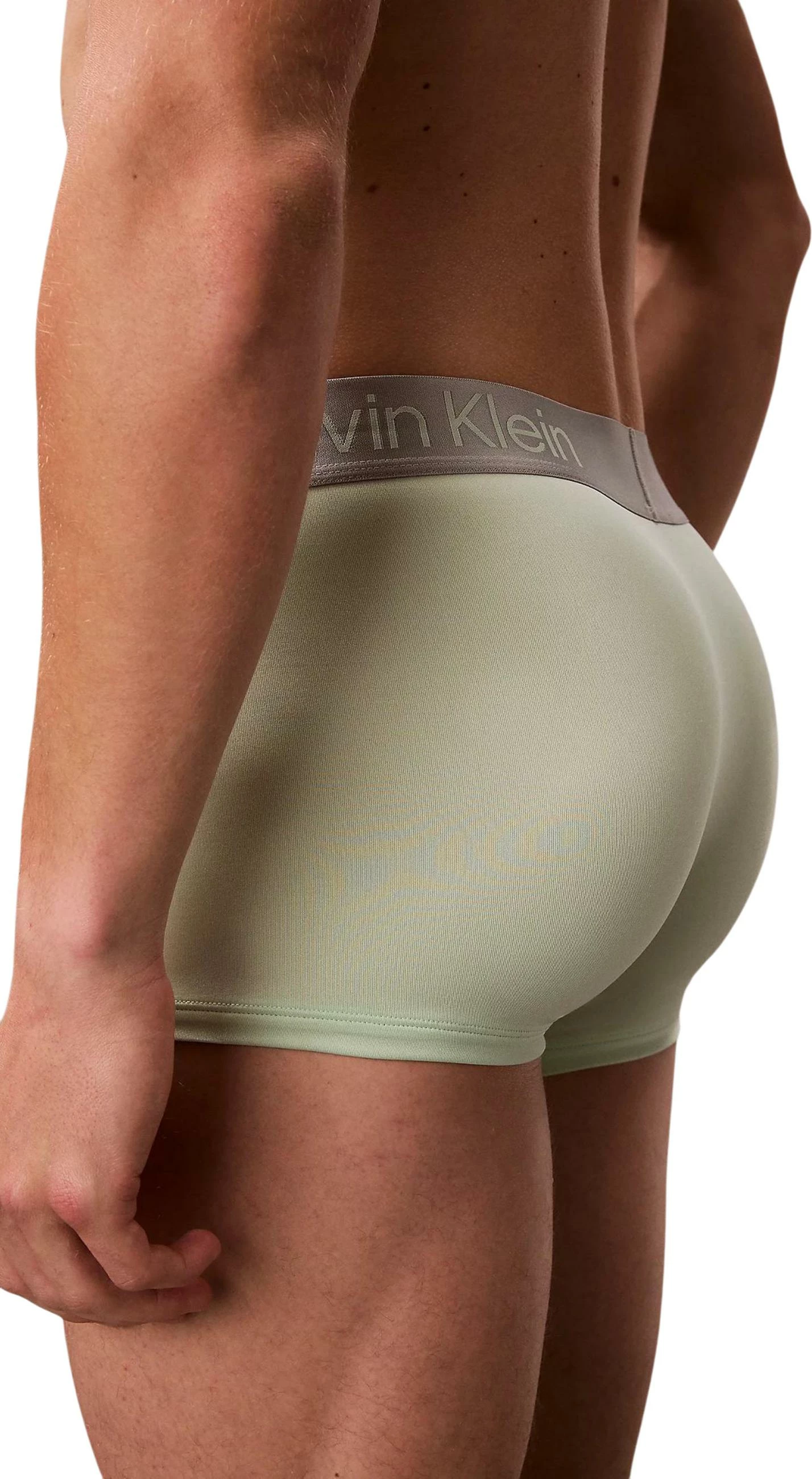 Të brendshme për meshkuj Calvin Klein Underwear Trunk LV00NB4269 (3 palë), gri e çelët [Madhësia: S]