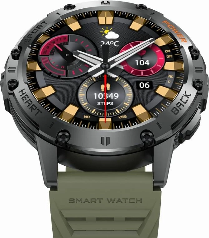 Smartwatch Gravity për të gjithë, e zezë