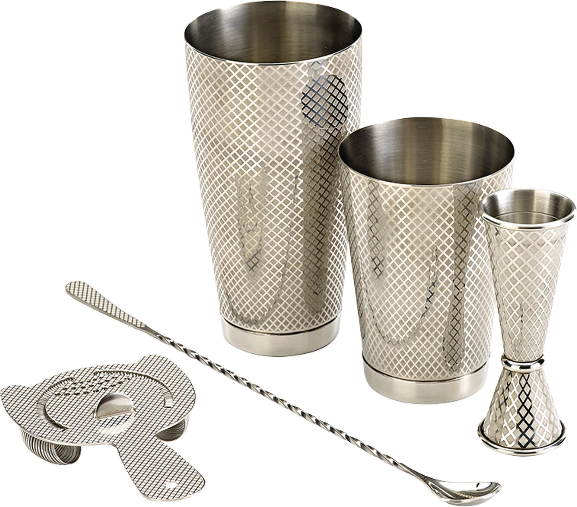 lugë barmeni me pirun në fund, BarFly, 315 mm, çelik inox, ngjyra të ndryshme