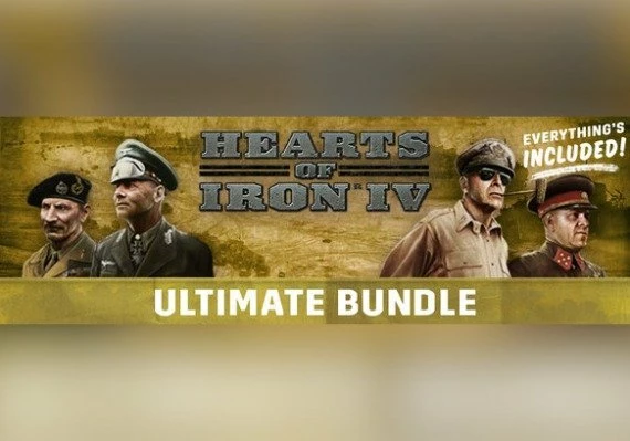 Hearts of Iron IV - Ultimate Bundle EN/DE/FR/PL/JA/PT/RU/ES Global