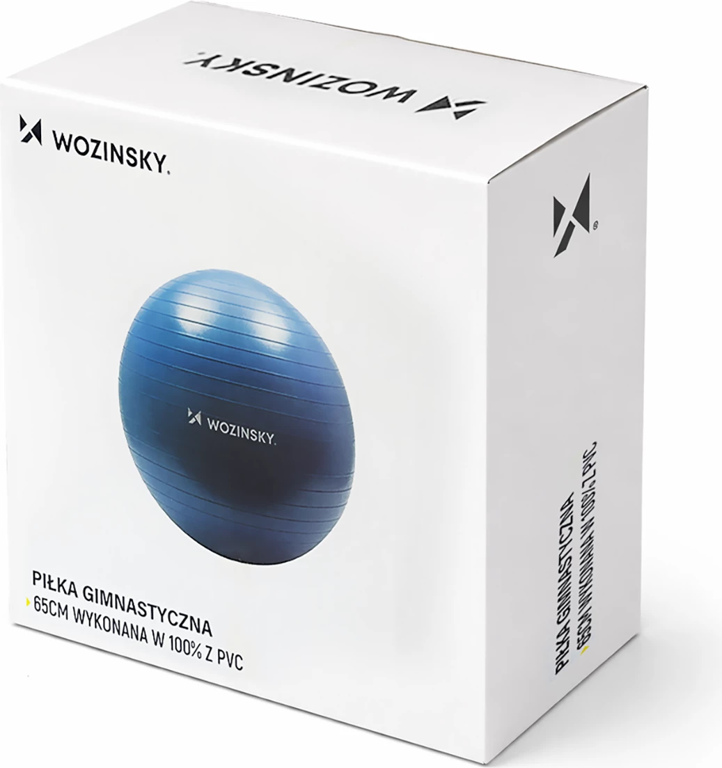 Top ushtrimesh Wozinsky WGB65BL 65 cm blu