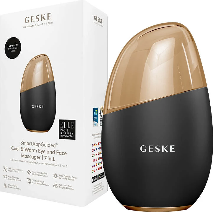 Masazhator fytyre dhe sy Geske GK000700GY01 7n1, gri