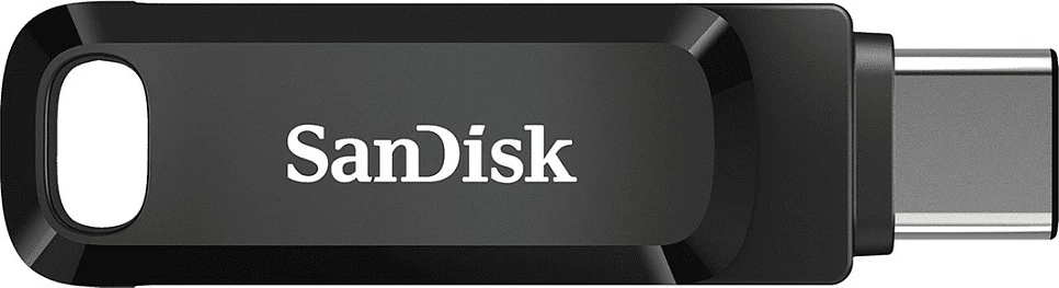 USB SanDisk Ultra Dual Drive Go, 64 GB, USB Type-A / USB Type-C, 3.2 Gen 1, e zezë