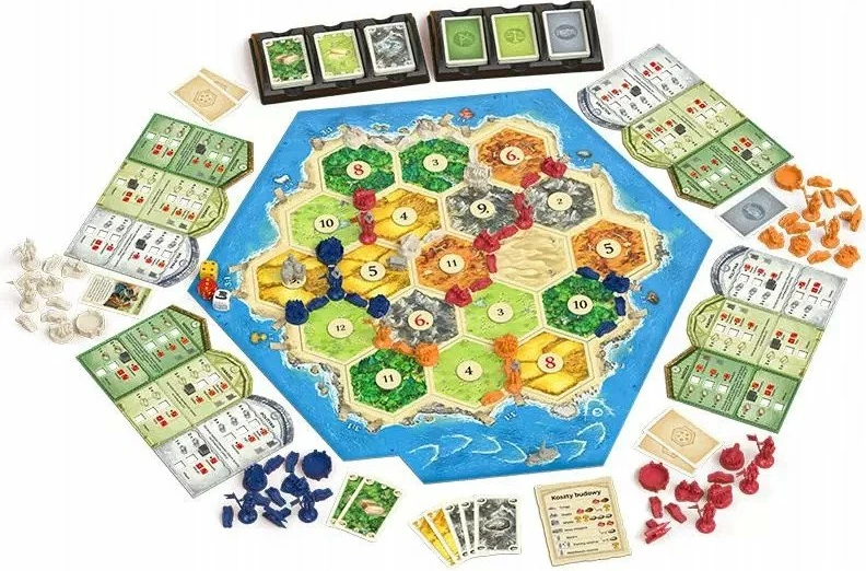 Ekspansion lojë tavoline Galakta Catan: Cities and Knights (2025 Edition), 3-4 lojtarë, 120 min, 12+ vjeç, version polonisht