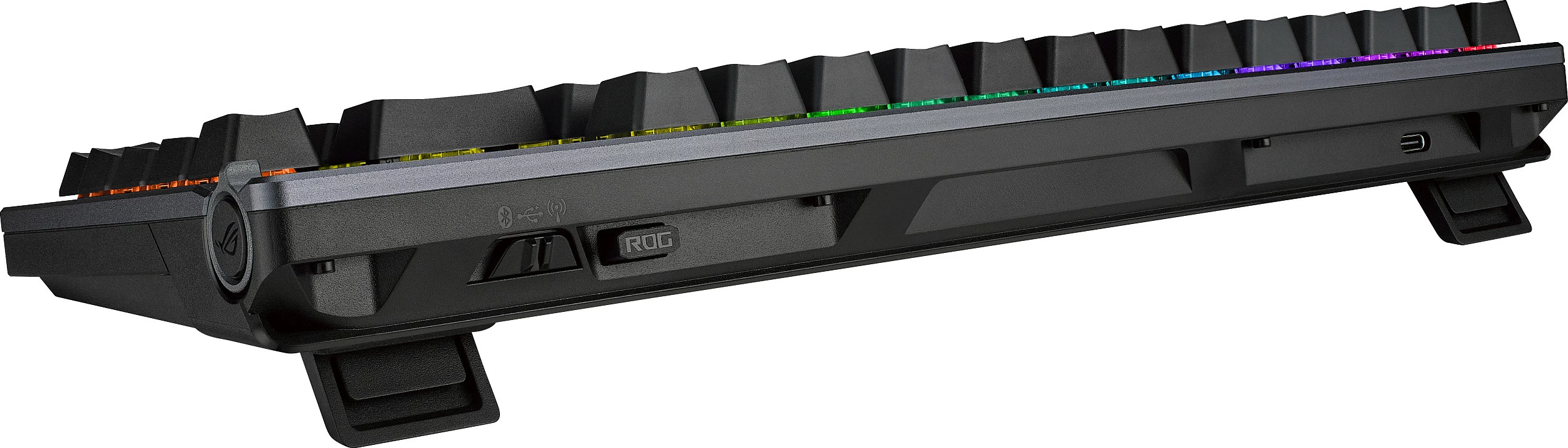 Tastierë gaming ASUS ROG Azoth, 75%, mekanike ROG NX Red, hotswap, USB/2.4GHz/Bluetooth, RGB, AZERTY FR, e zezë