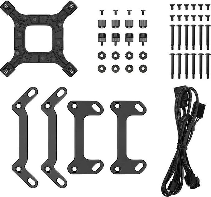 Ftohës DEEPCOOL LT360 për procesor, 12 cm, i zi