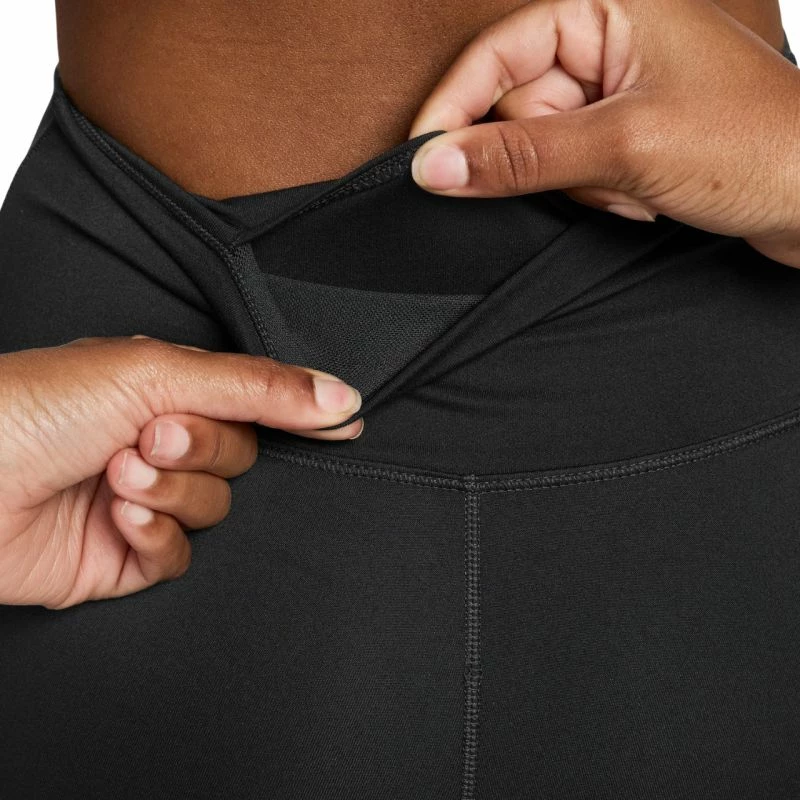 Hellonka për femra Nike One Seamless Front HJ9195 013, të zeza