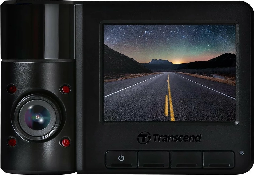 Dashcam Transcend DrivePro 550, 64GB, e zezë