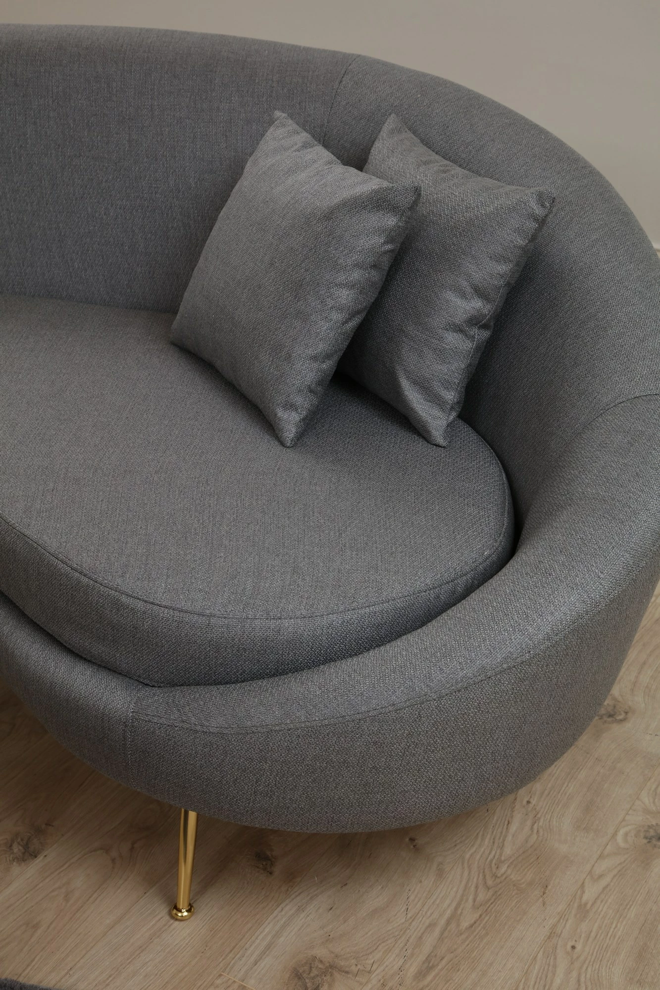 Divan treshe, ngjyrë gri e errët, Atelier del Sofa, Eses