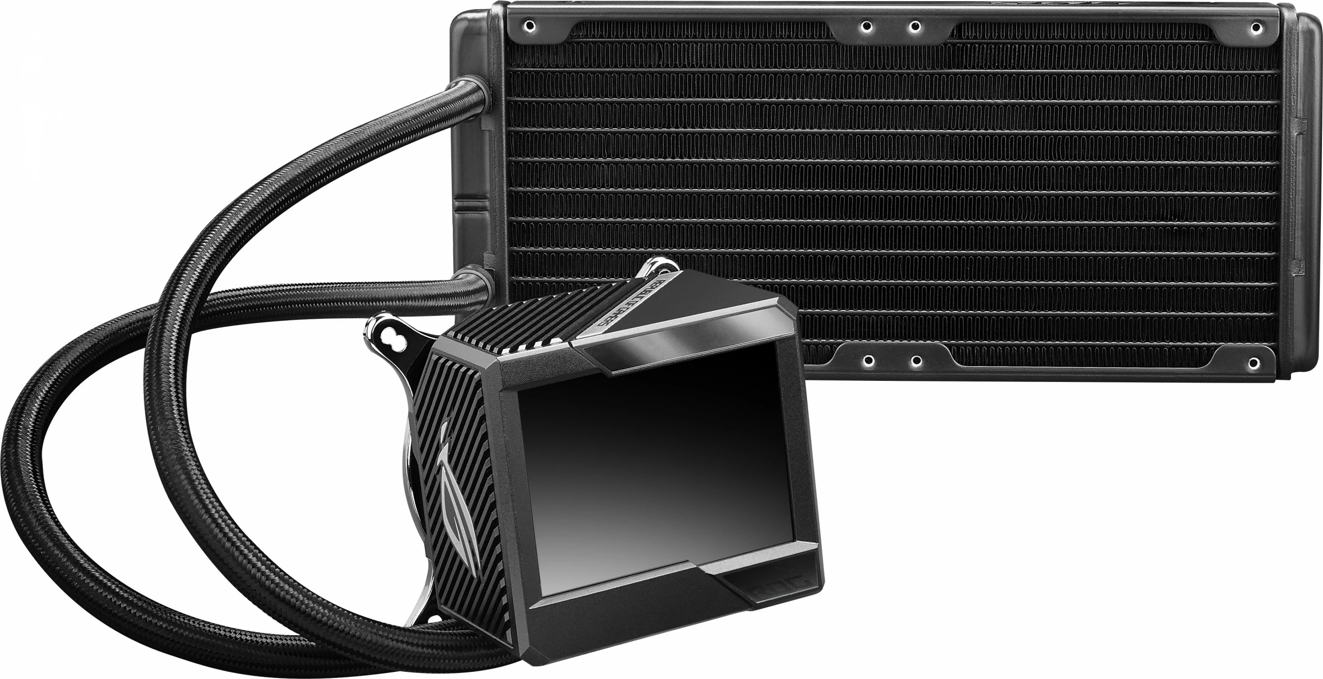 Ftohës i lëngshëm ASUS ROG RYUJIN II 240, 2x120mm, LCD, i zi