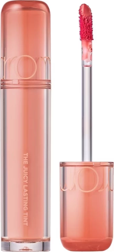 Gloss për buzë Rom&nd The Juicy Lasting Tint 10 Bare Apricot për femra, 3.5g