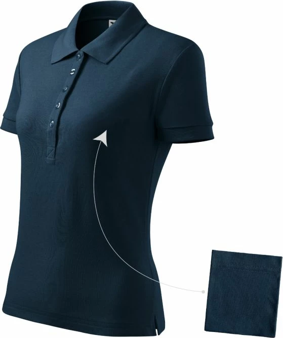 Polo maicë Malfini për femra, blu marine