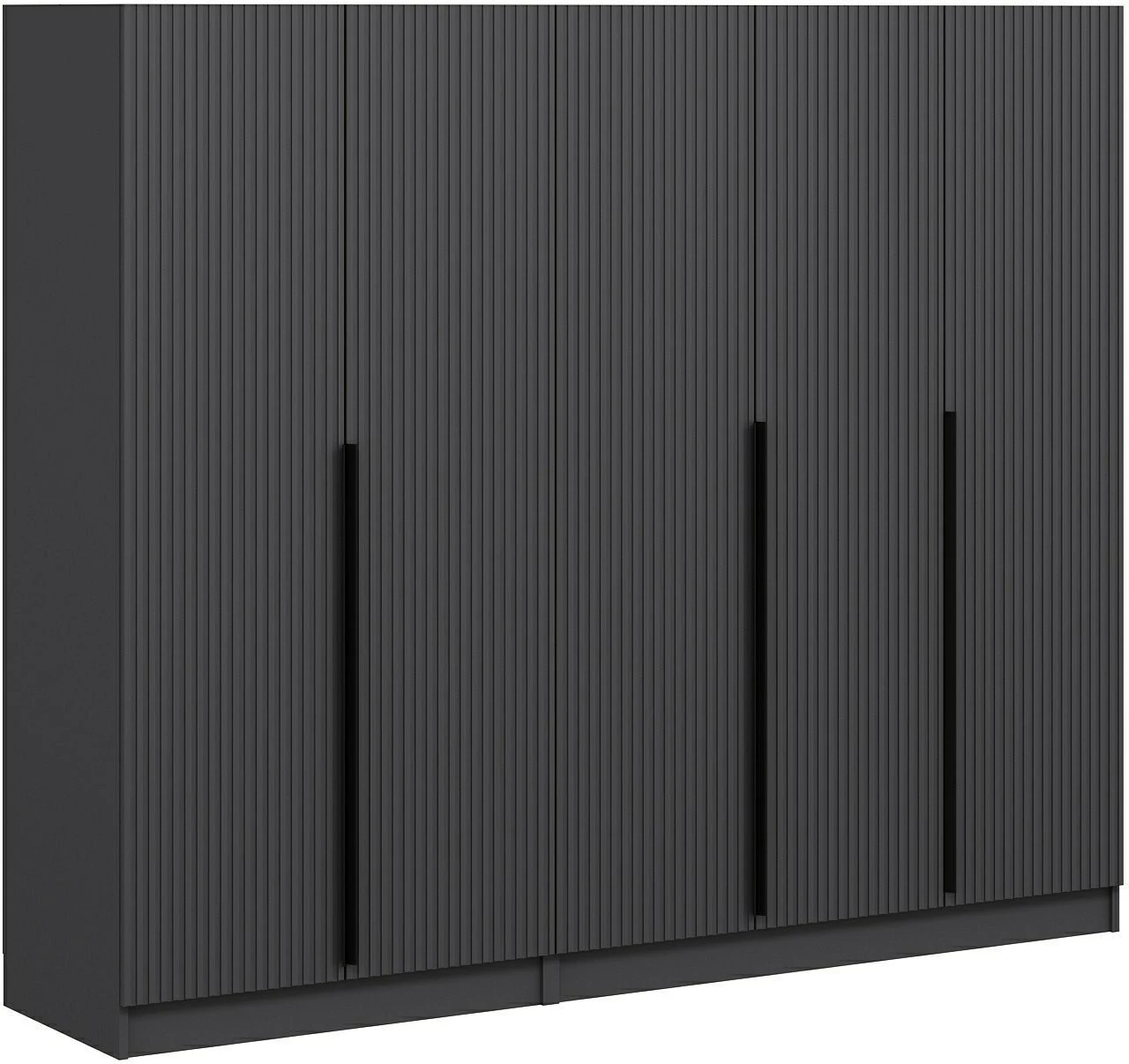 Dollap garderobe Skye Decor, ngjyrë antracit, Kale Plus - 7775