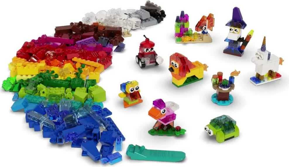 LEGO Classic Creative Transparent Bricks Medium Set 11013