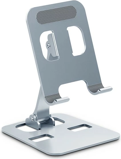 Mbajtës tavoline Inter-Tech AC MTS-200 për tabletë/celular deri 10 inç, argjend