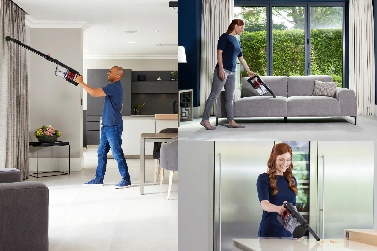 Fshesë pa kabllo Shark IZ300EUT, 25V, e zezë-kuqe