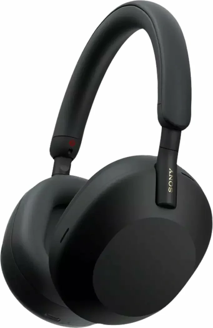Kufje Bluetooth Sony WH-1000XM5 (WH-1000XM5SA), ANC, me mikrofon, deri 30h, të zeza, me soft case