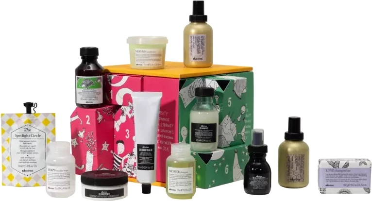 Advent Calendar për flokë dhe duar Davines Advent Calendar për femra, 12 copë