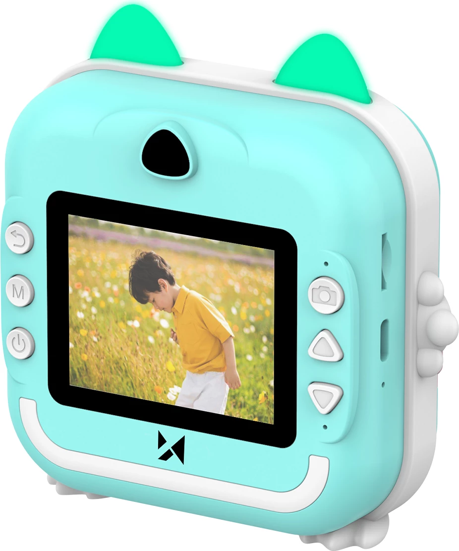 Kamerë digjitale për fëmijë Wozinsky WDT-01 me printer termik, 48MP, 2.4", 1200mAh, Bluetooth, kaltër