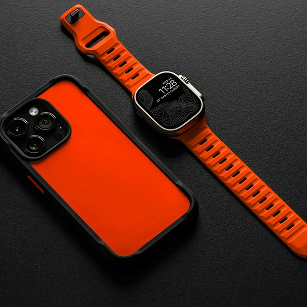 Rrip sportiv për Apple Watch Tech-Protect IconBand Line, portokalli