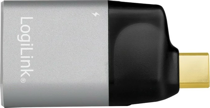 Adapter USB Type-C në HDMI LogiLink CUA0203, 4K, zi/gri