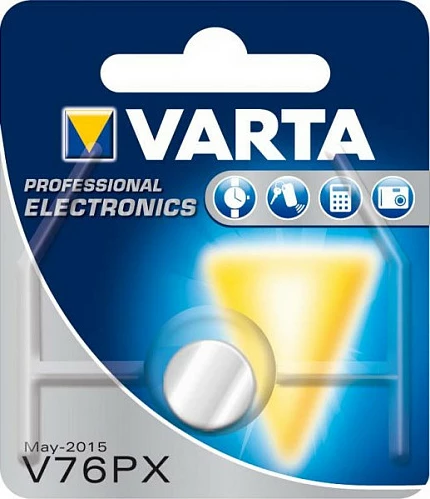 Bateri buton Varta V76PX (SR44), 1.55V, 1 copë, argjend