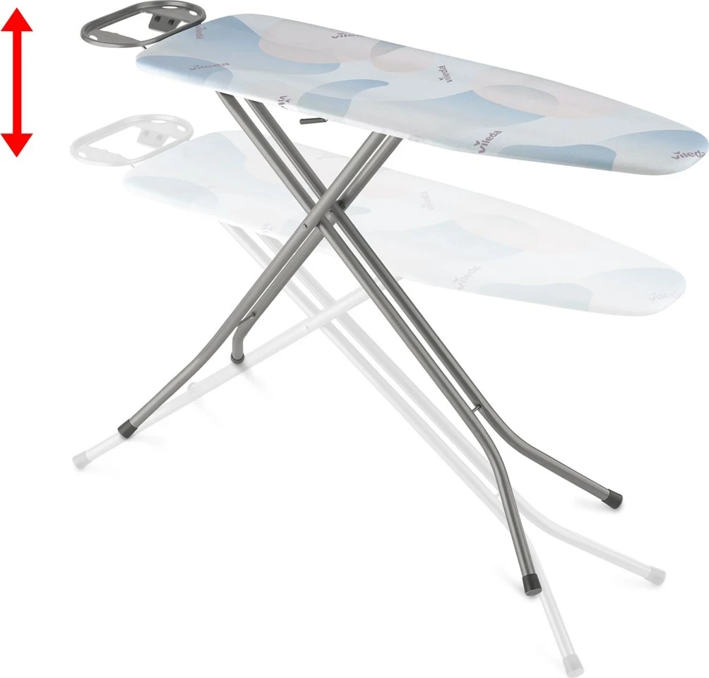 Deska hekurosje Vileda Bravo Plus, me rrota, dizajn ergonomik, me palosje