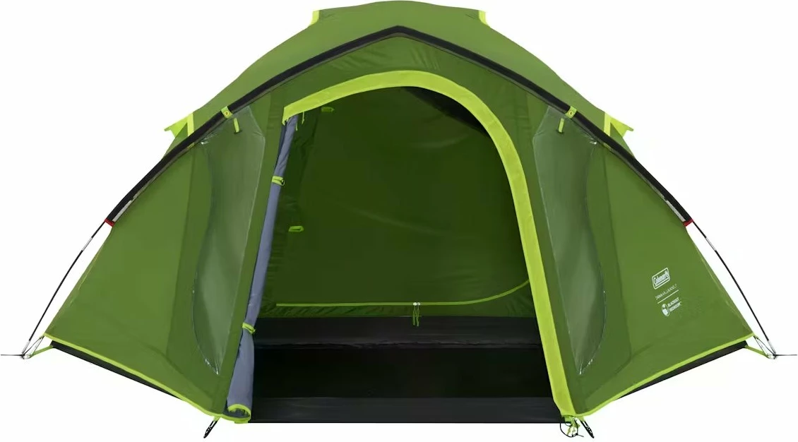 Çadër kampingu Coleman Darwin 4 Plus BlackOut, 4-personëshe, dy-shtresore, 4500 mm, jeshile