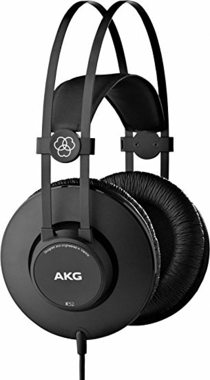 Kufje AKG K52, over-ear të mbyllura, 3.5 mm, kabllo 2.5 m, të zeza