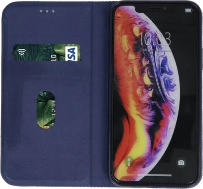 Mbështjellës flip ONASI Moon për Samsung Galaxy S20 Plus G985, blu