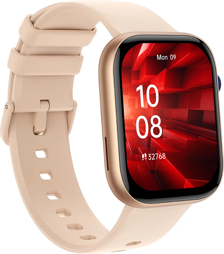Smartwatch Moye Kronos 3 Pro 2.01\" TFT, Bluetooth 5.3, IP68, 300mAh, Gold, set me 3 rripa