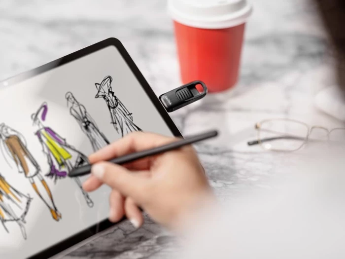 USB memorje SanDisk Ultra Slider SDCZ480-032G-G46 32GB USB-C USB 3.2 Gen 1 e zezë, 1 copë