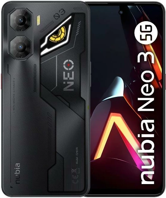 Celular ZTE Nubia Neo3 8GB 256GB 5G Shadow Black