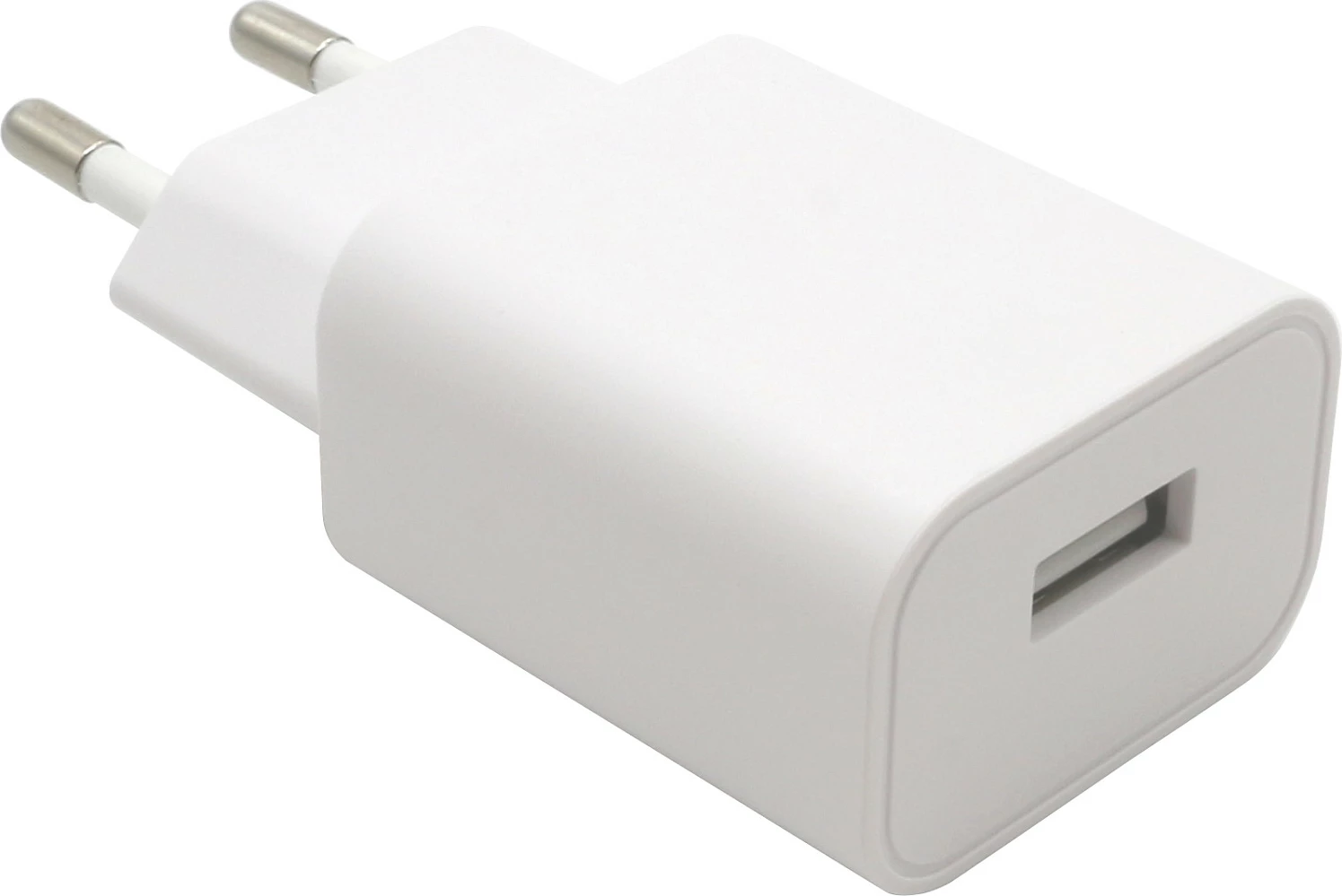 Karikues USB RealPower 511601, 5V 1A, kabllo 1.6 m, i bardhë