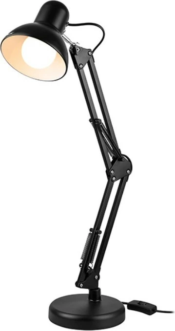 Lampë tavoline, Tracer Architect TRAOSW47244, krah fleksibël me kapëse, E27 40 W max, kabllo 1.5 m, e zezë