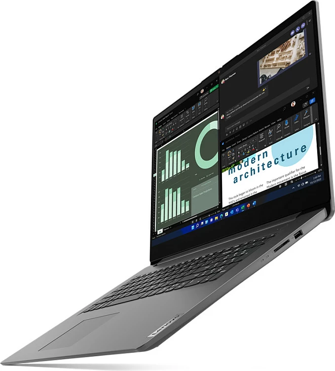 Laptop Lenovo V17 G4 IRU, Intel Core i5, 16 GB RAM, 512 GB SSD, 17.3", Iron Grey