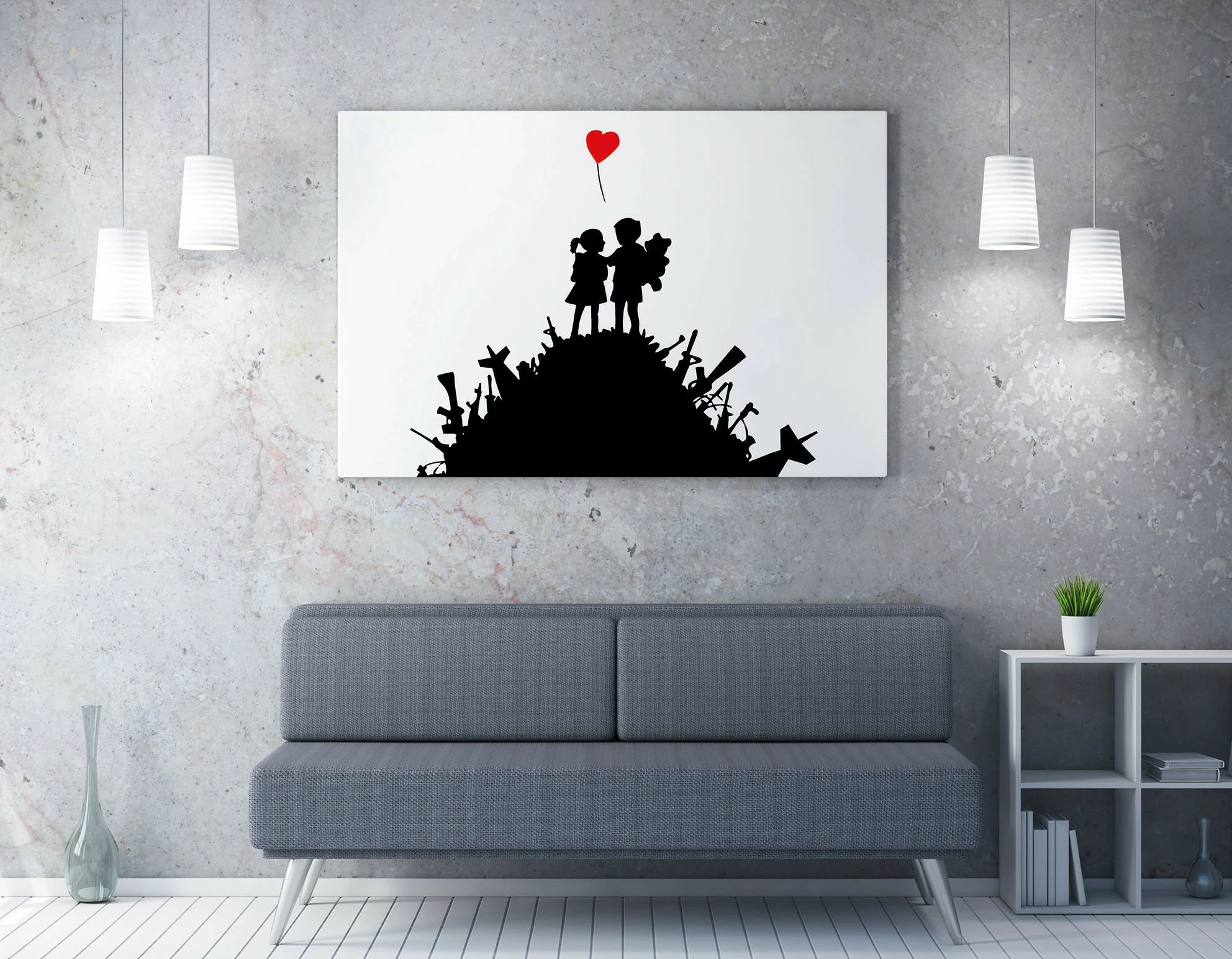 Pikturë dekorative në kanavacë, Wallity WY140, 70x100cm