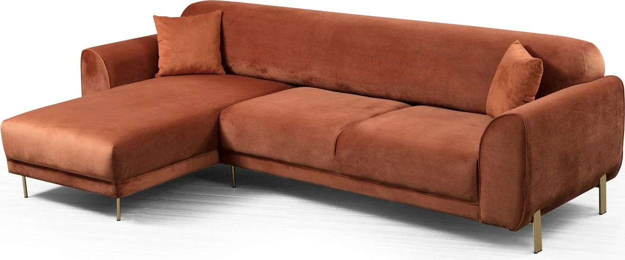 Kënd-sofë krevate Atelier del Sofa, këndi majtas, ngjyrë kanelle (Chl-3R)