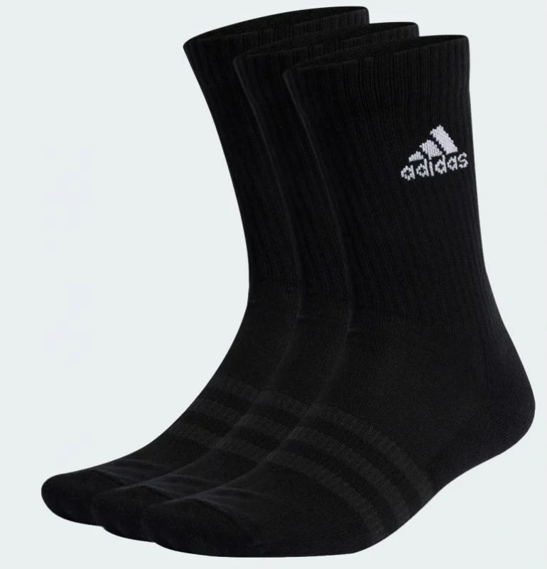 Çorape adidas për meshkuj dhe femra, të zeza [Madhësia: 34 - 36]
