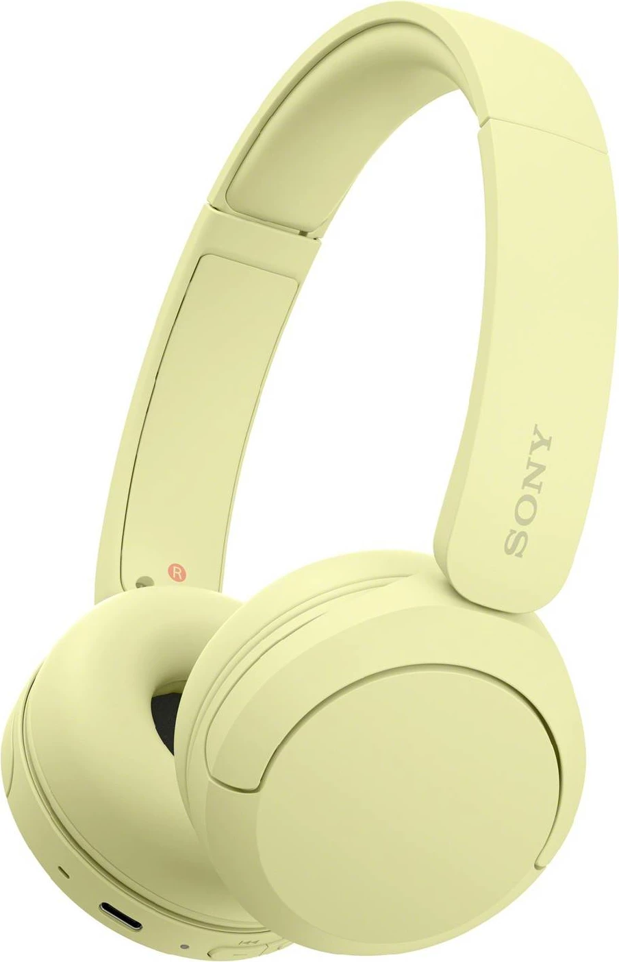 Kufje Sony WH-CH520 Bluetooth on-ear pa kabllo, 35h bateri, e verdhë